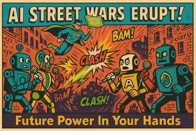 AI Street Wars - Tech Giants Engage in Lyrical Warfare as Industry Tensions Escalate